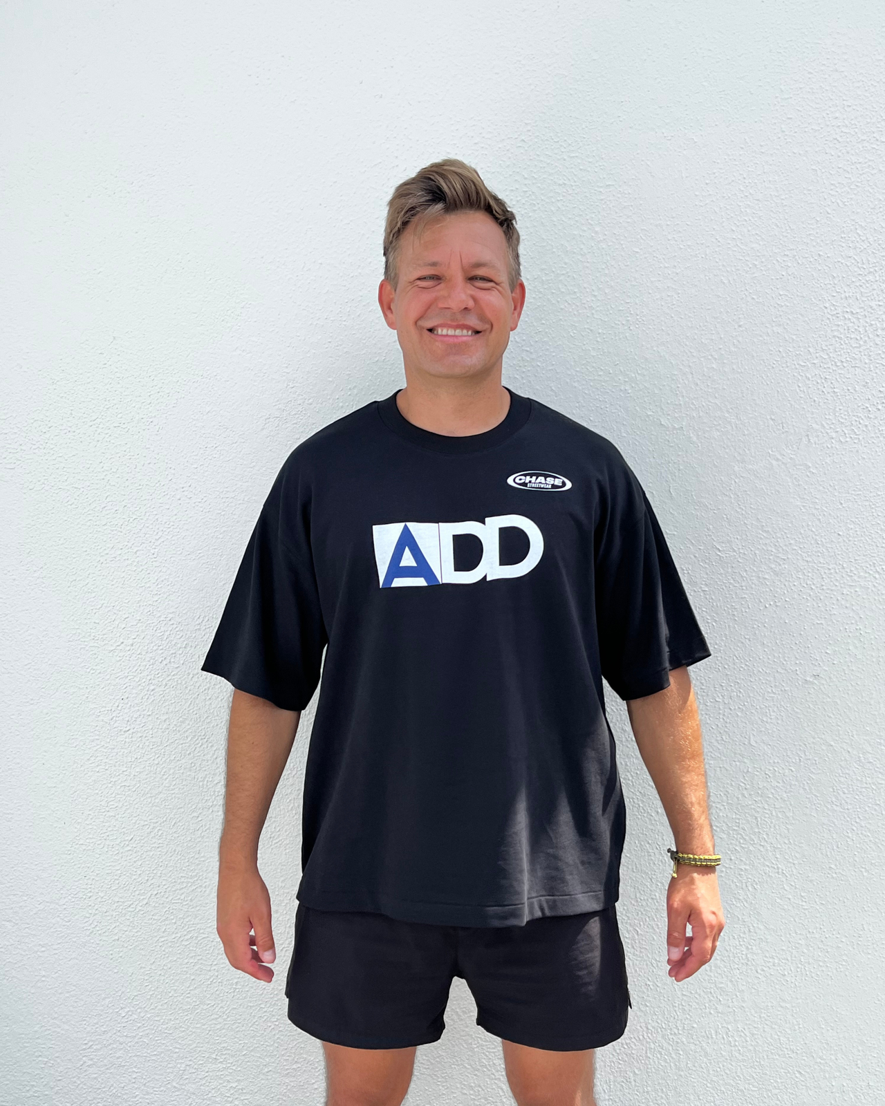 ADD 280GSM Black T-Shirt