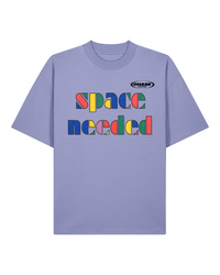 Space Needed Violet T-Shirt Organic Cotton