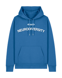 Neurodiversity Blue Hoodie Organic Cotton