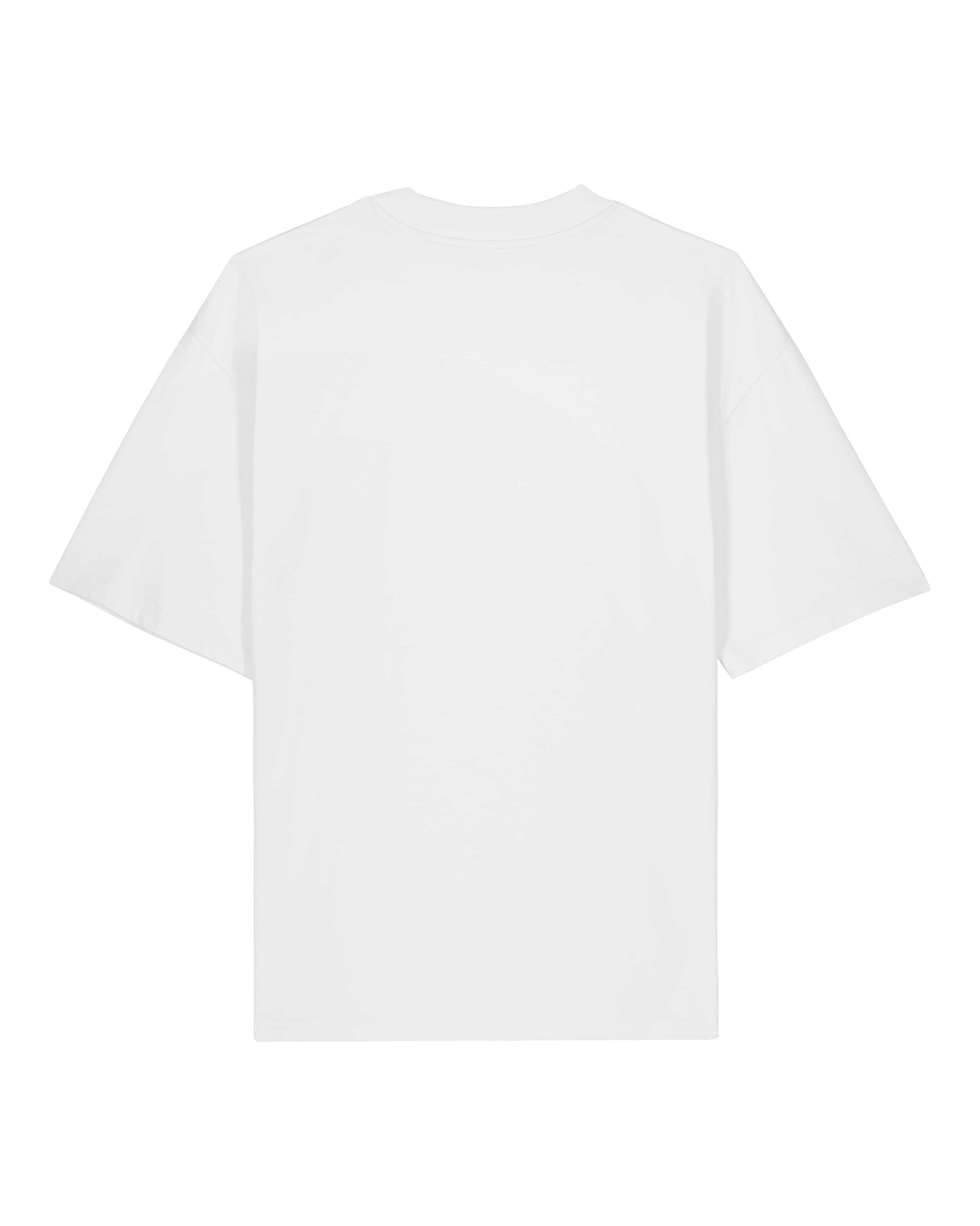 Space Needed White T-Shirt Organic Cotton