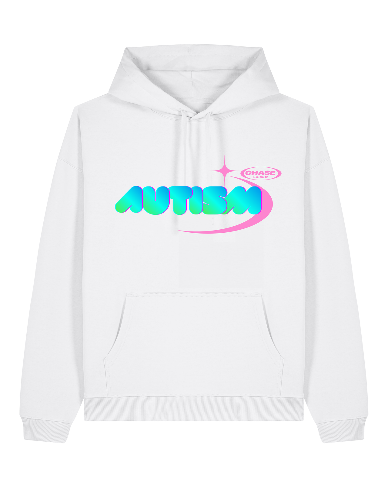 COMET PINK 350GSM White Hoodie LIMITED EDITION