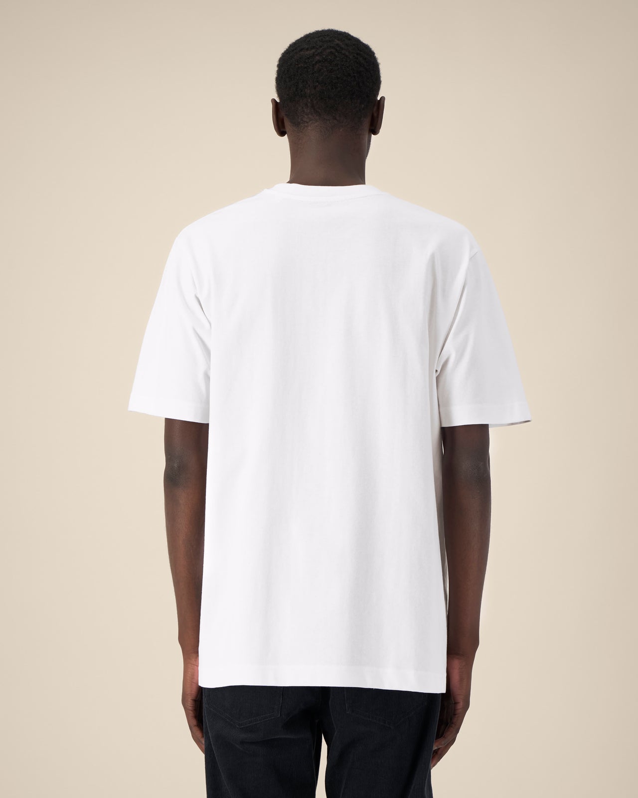 OCD Blue 240GSM White T-Shirt