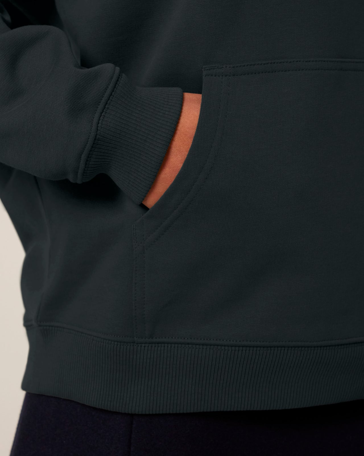 Comet Black Hoodie Organic Cotton