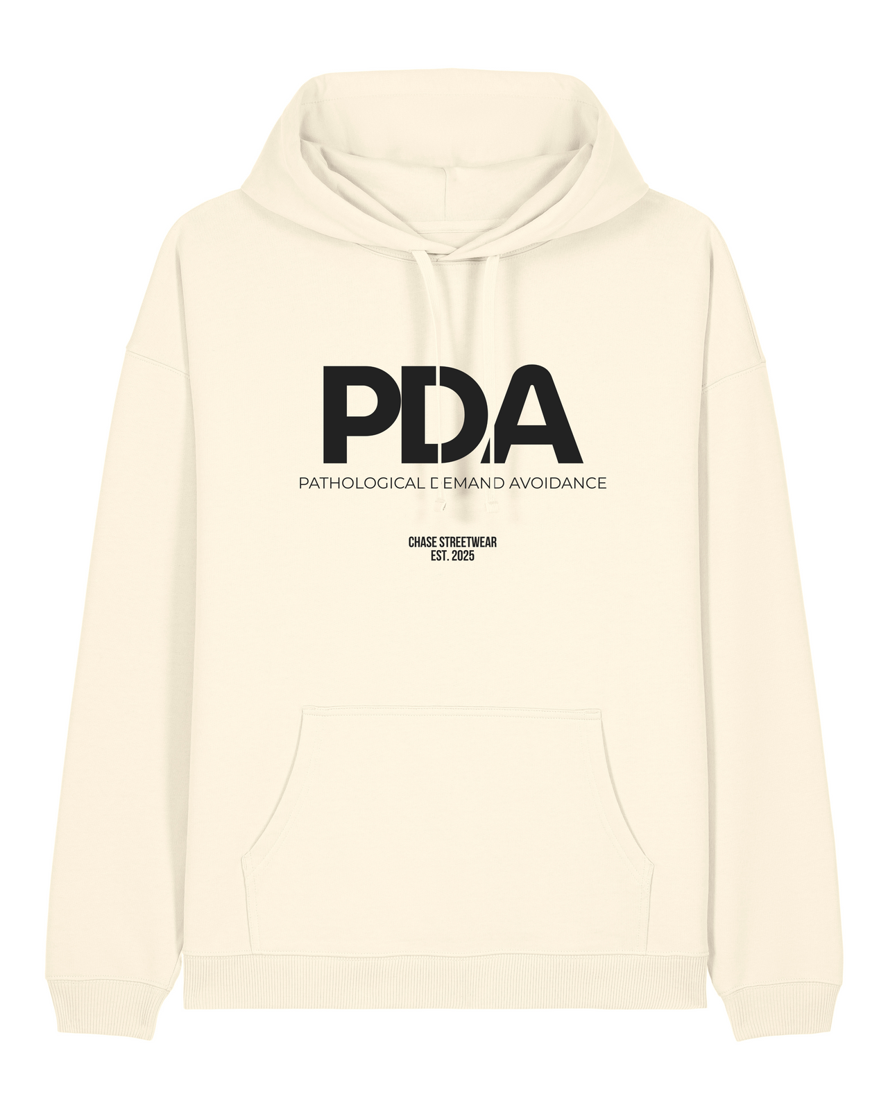 PDA Cream Hoodie Organic Cotton