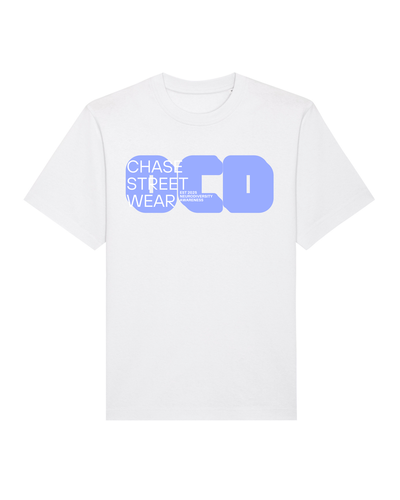 OCD Blue T-Shirt Organic cotton