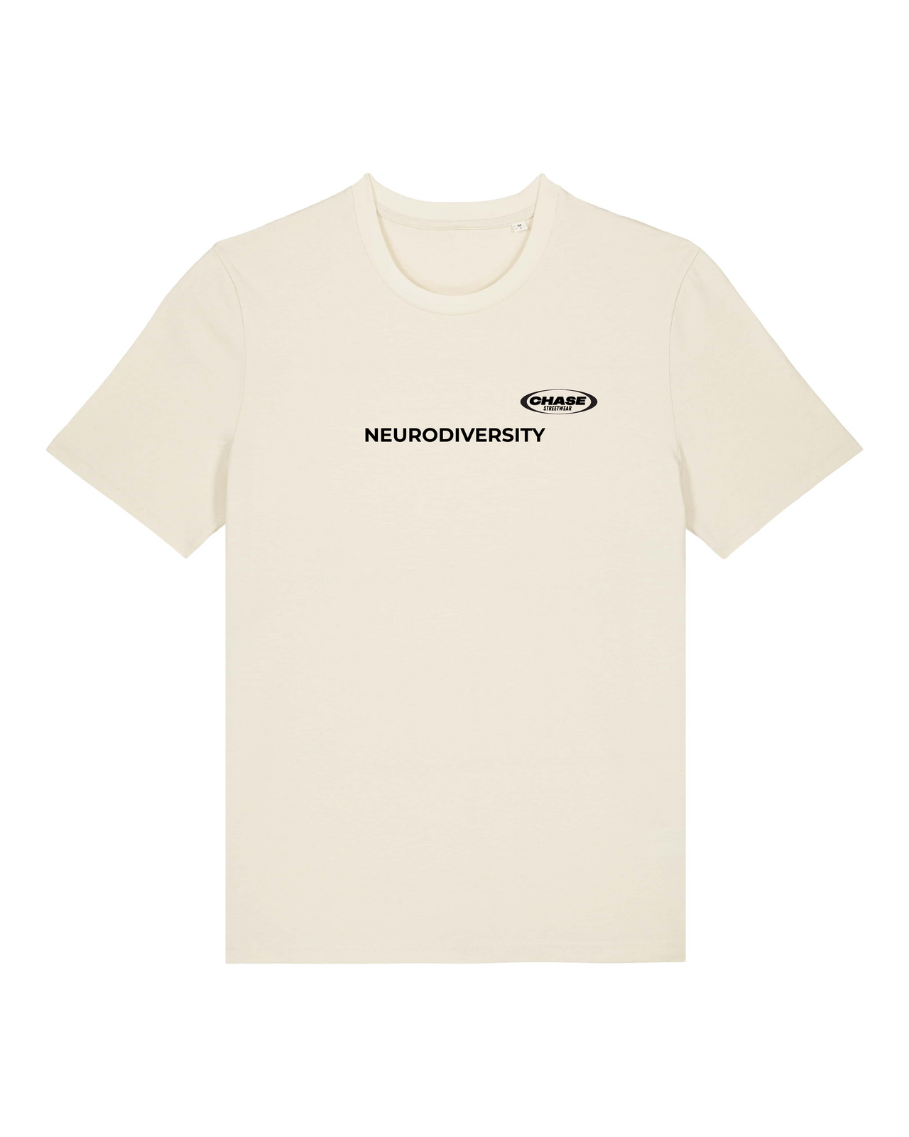 Neurodiversity Natural T-Shirt Organic Cotton